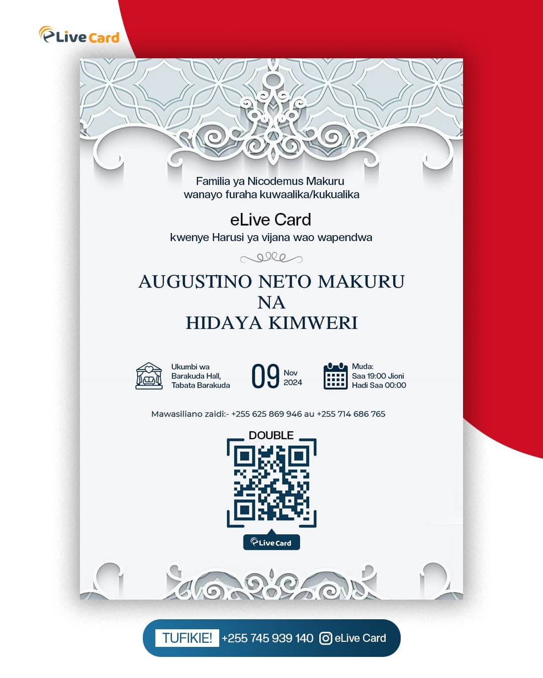 Agustino Makuru. card