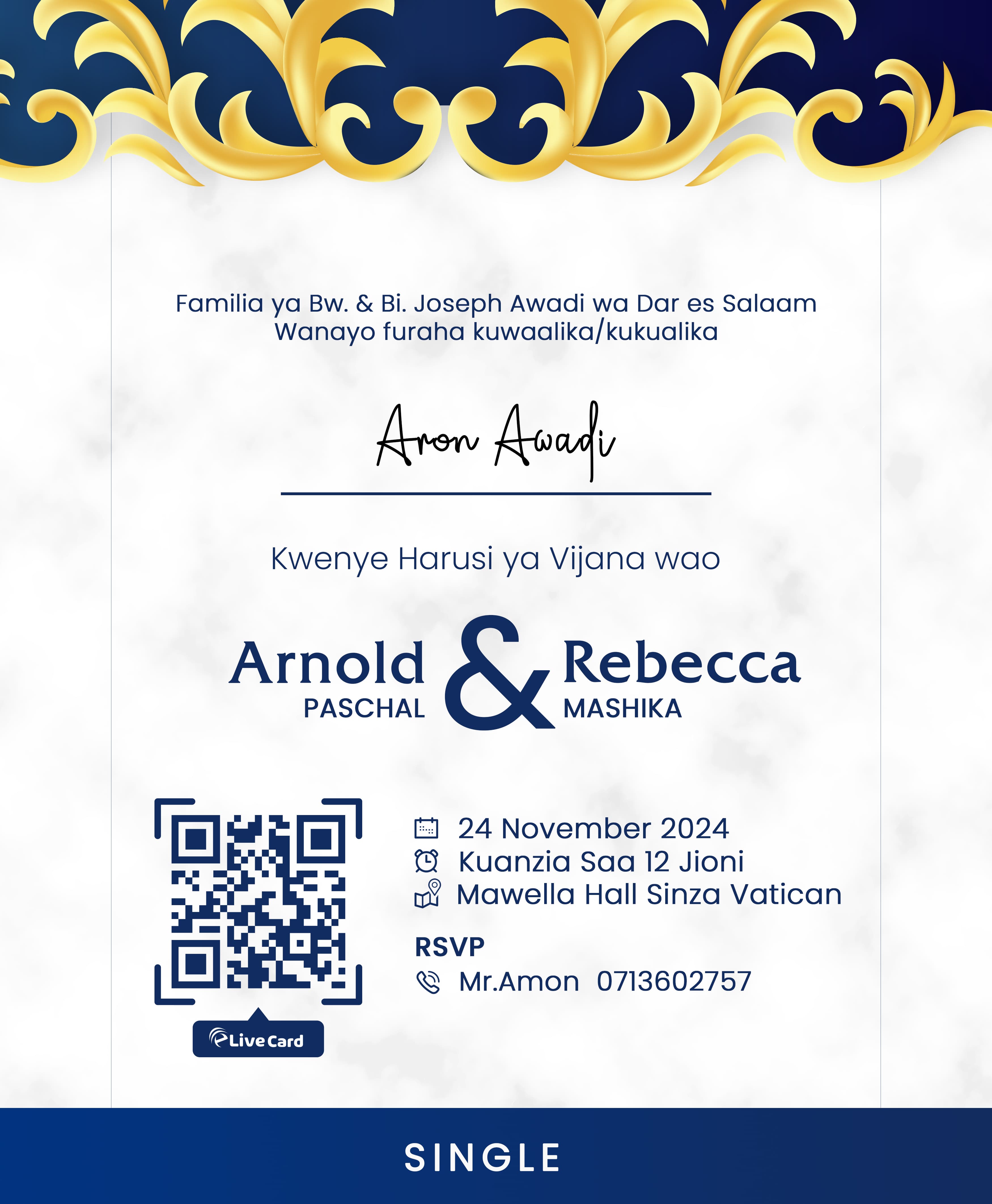 Anold Pascal WEEDING CEREMONY