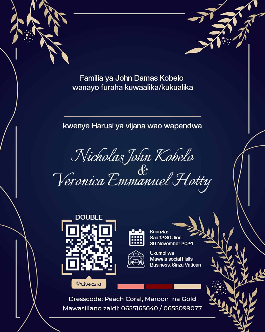 Nicholas John Kobelo Weeding