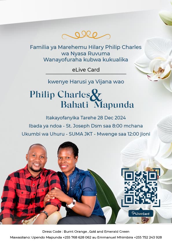 Philip Hilary elive Card weeding
