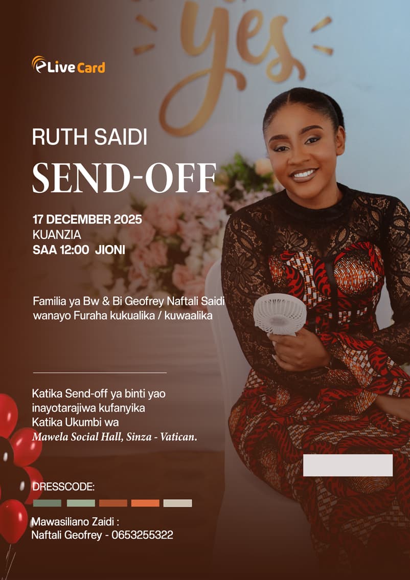 ruth said Send Off2